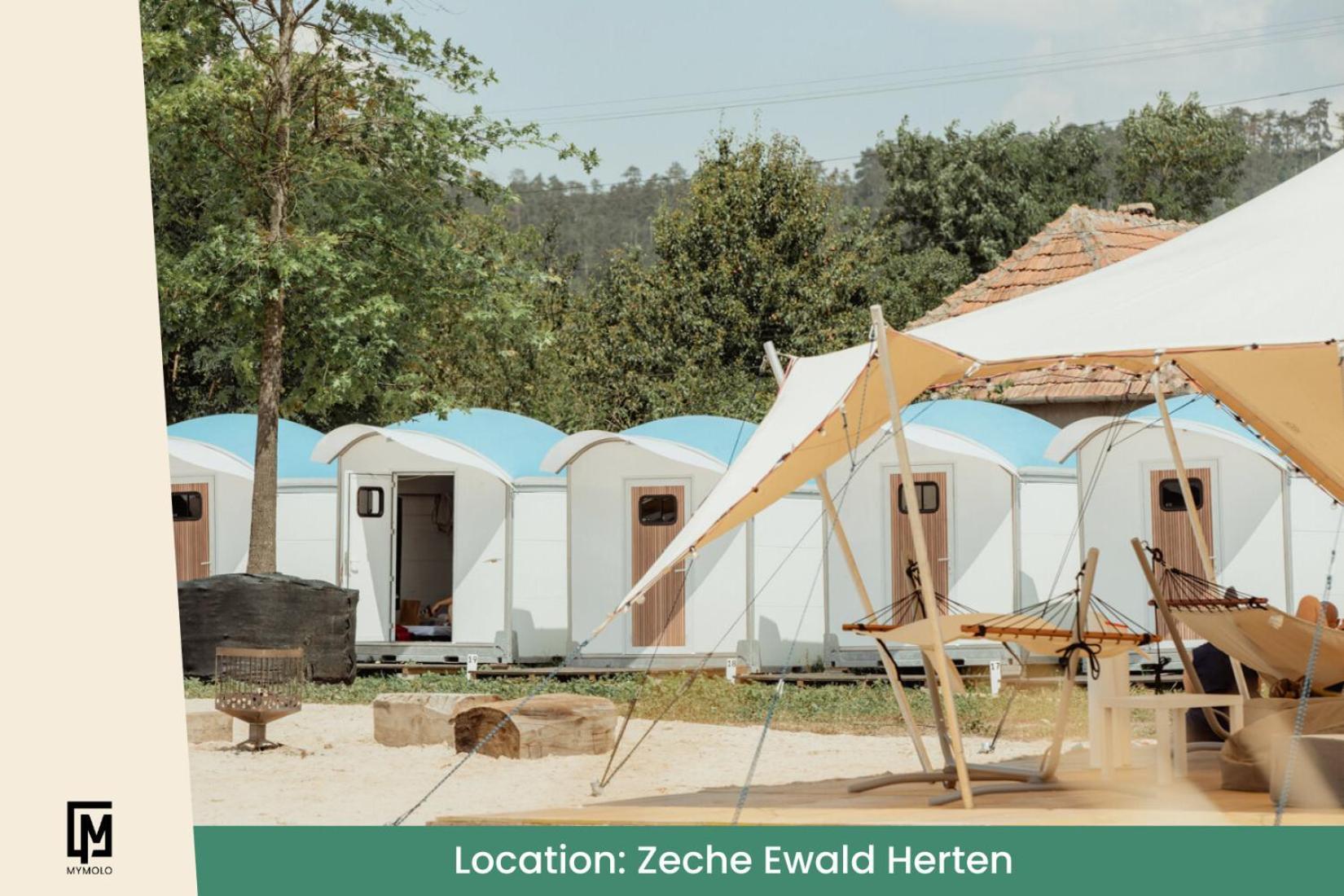 Glamping In Der Zeche Ewald Herten Herten (North Rhine-Westphalia) Exterior foto